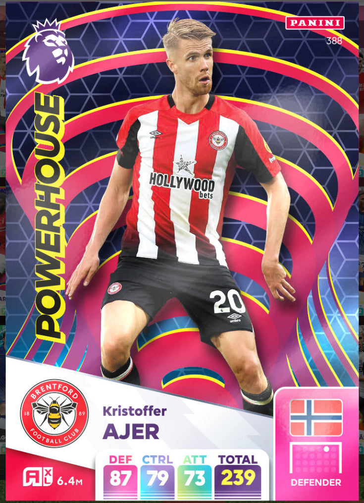 Panini Adrenalyn XL 2024/25 - 388 - Kristoffer Ajer - Powerhouse