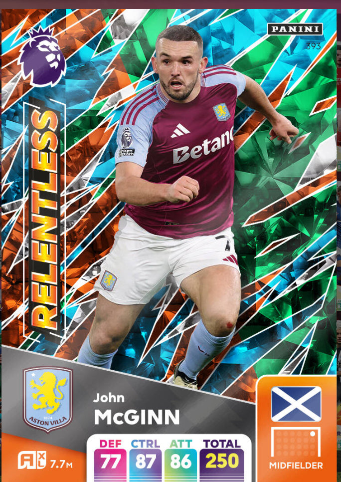 Panini Adrenalyn XL 2024/25 - 393 - John McGinn - Relentless