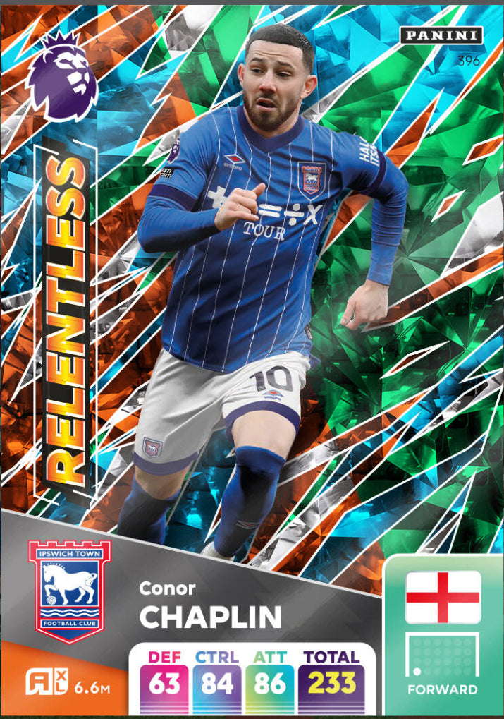 Panini Adrenalyn XL 2024/25 - 396 - Conor Chaplin - Relentless