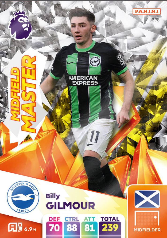 Panini Adrenalyn XL 2024/25 - 398 - Billy Gilmour - Midfield Master