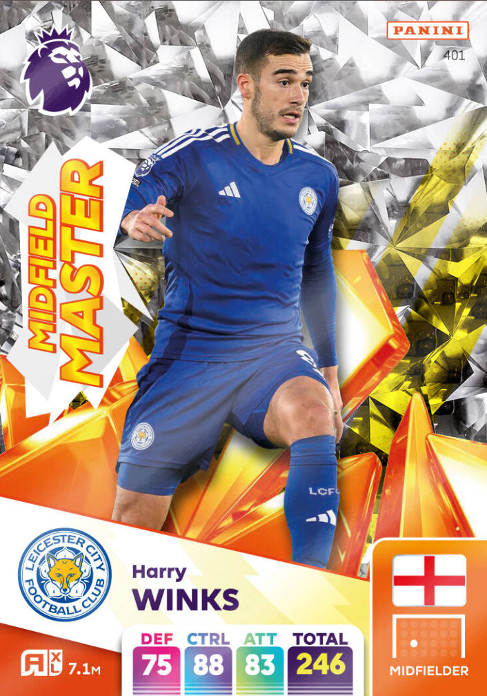 Panini Adrenalyn XL 2024/25 - 401 - Harry Winks - Midfield Master