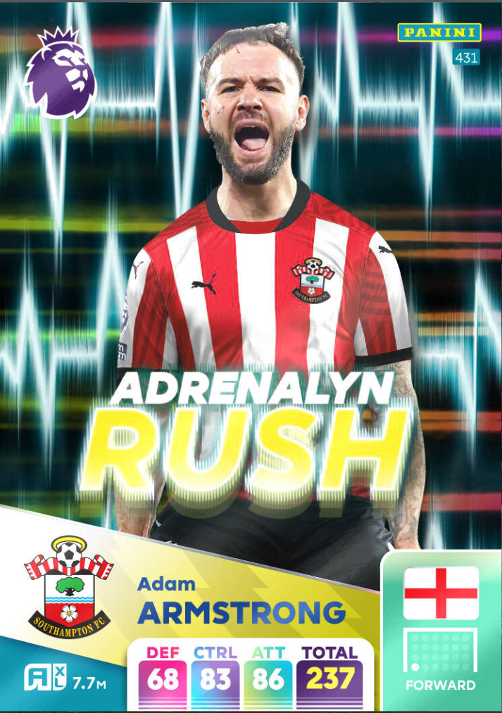 Panini Adrenalyn XL 2024/25 - 431 - Adam Armstrong - Adrenalyn Rush