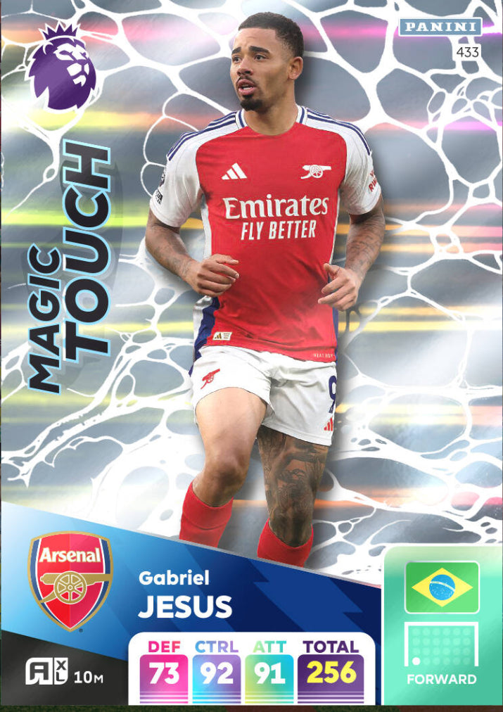 Panini Adrenalyn XL 2024/25 - 433 - Gabriel Jesus - Magic Touch