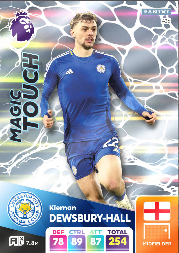 Panini Adrenalyn XL 2024/25 - 436 - Kiernan Dewsbury-Hall - Magic Touch