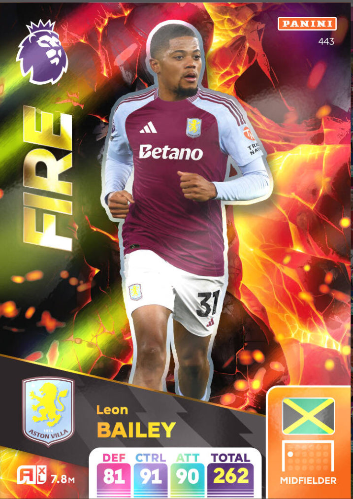 Panini Adrenalyn XL 2024/25 - 443 - Leon Bailey - Fire