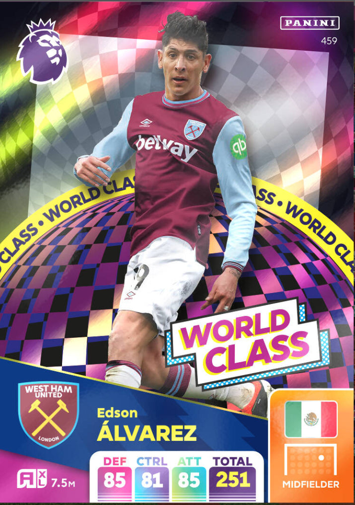 Panini Adrenalyn XL 2024/25 - 459 - Edson Álvarez - World Class