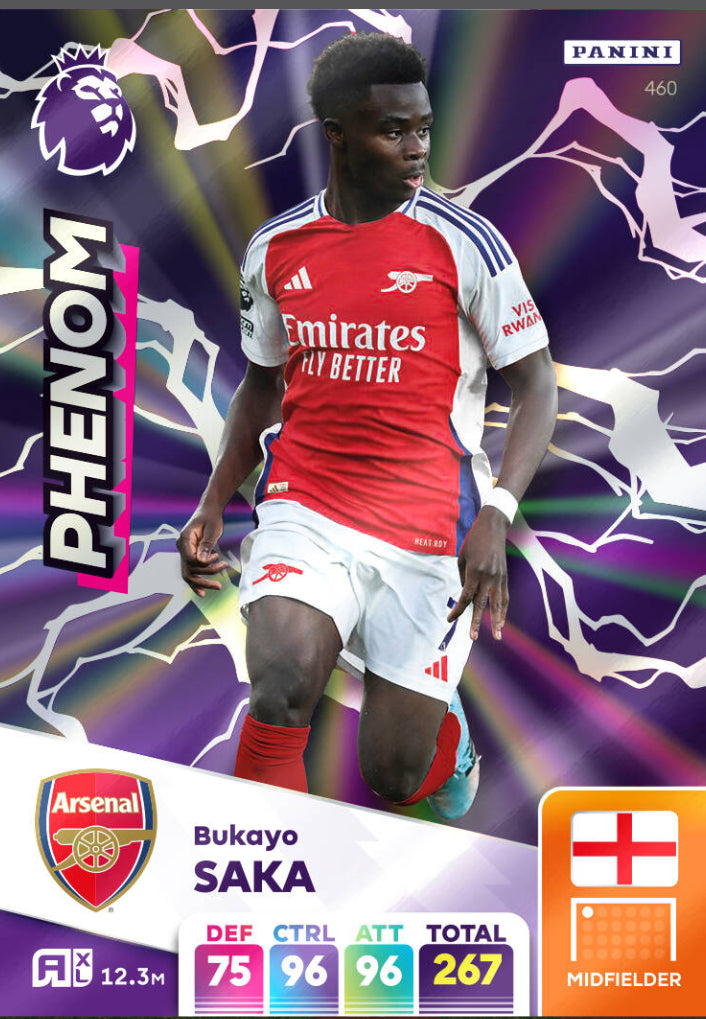 Panini Adrenalyn XL 2024/25 - 460 - Bukayo Saka - Phenom