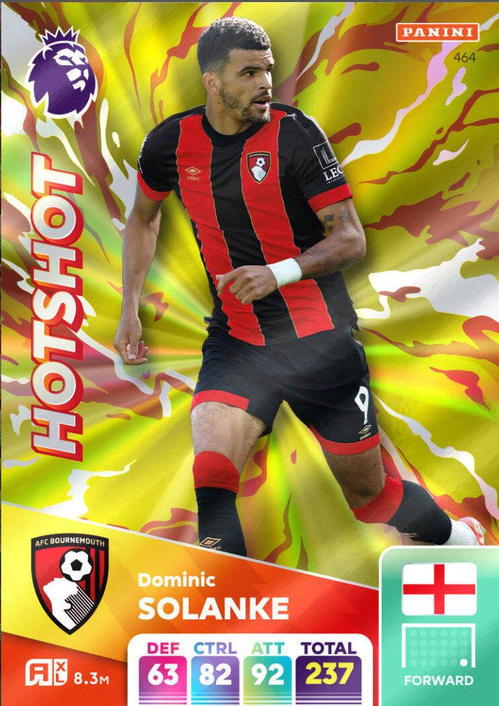 Panini Adrenalyn XL 2024/25 - 464 - Dominic Solanke - Hotshot