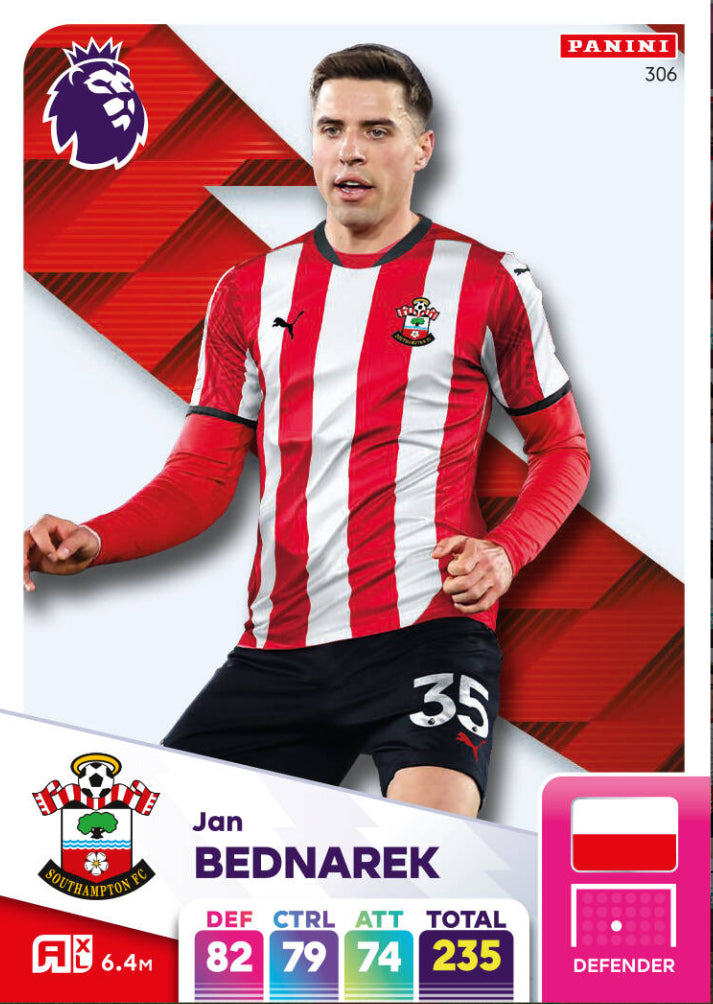 Panini Adrenalyn XL 2024/25 - 306 - Jan Bednarek