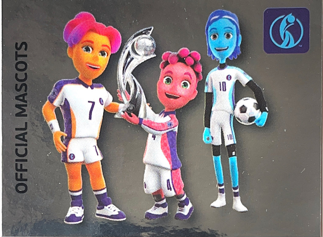 Panini Women's Euro 2022 - 001 - Official Mascots