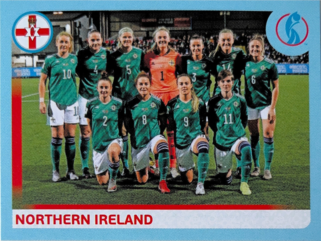 Panini Women's Euro 2022 - 018 - Northern Ireland Team Photo