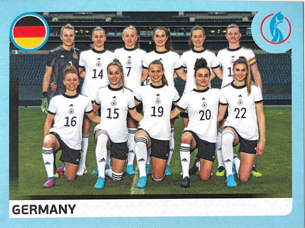 Panini Women's Euro 2022 - 019 - Germany Team Photo