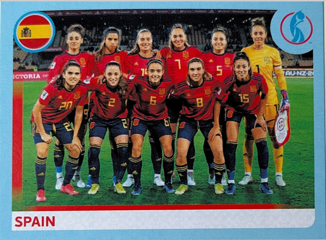 Panini Women's Euro 2022 - 021 - Spain Team Photo