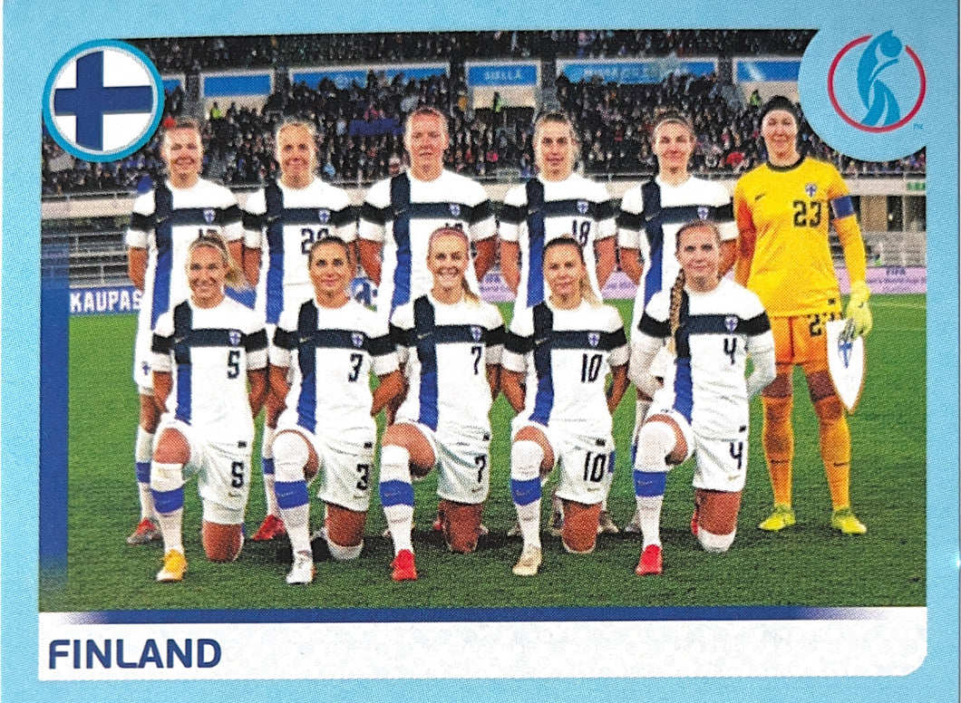 Panini Women's Euro 2022 - 022 - Finland Team Photo