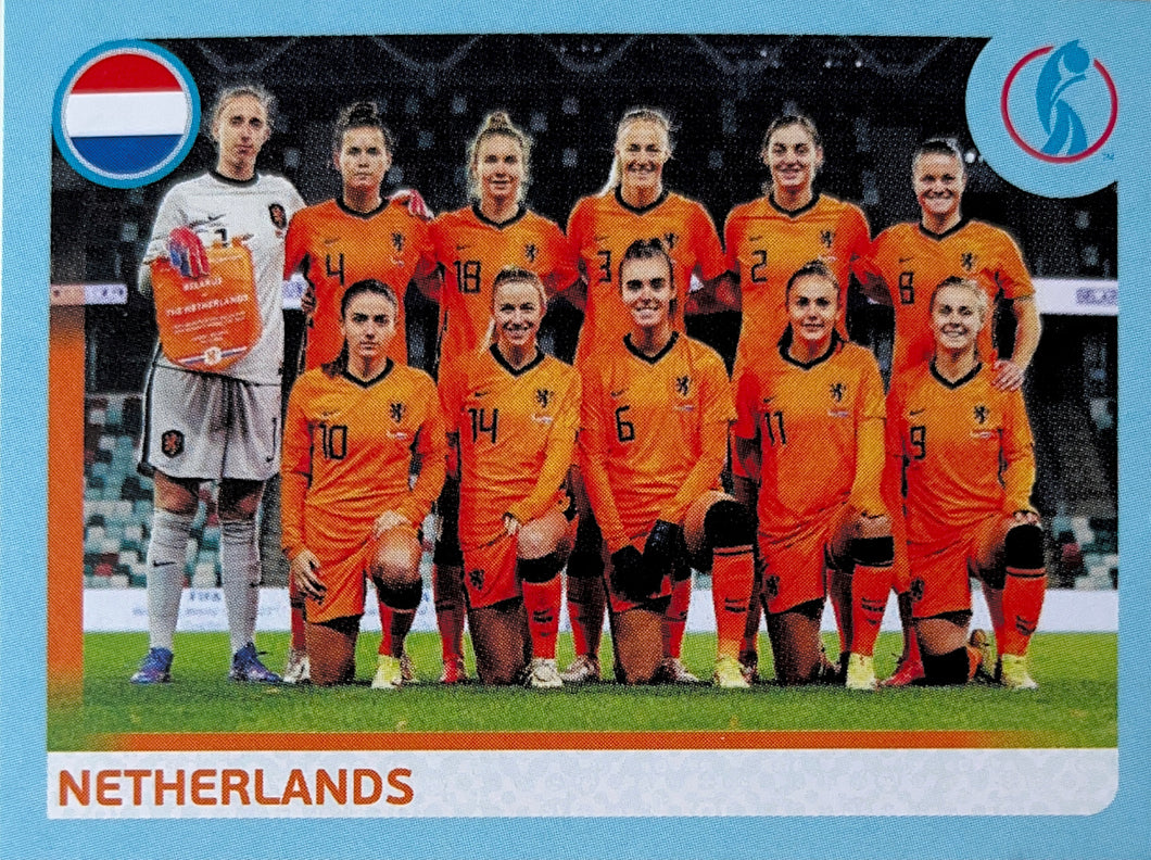 Panini Women's Euro 2022 - 023 - Netherlands Team Photo