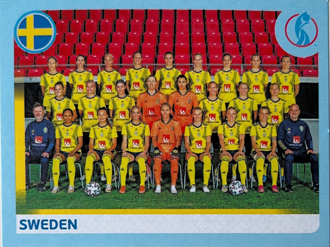 Panini Women's Euro 2022 - 024 - Sweden Team Photo