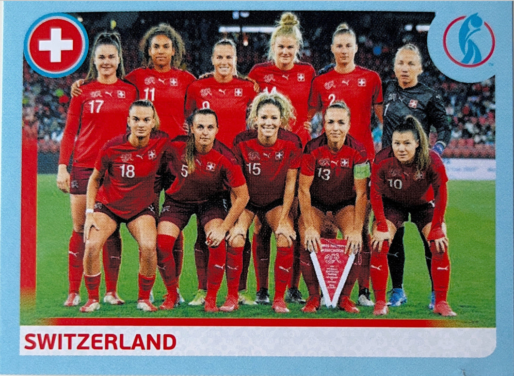 Panini Women's Euro 2022 - 026 - Switzerland Team Photo