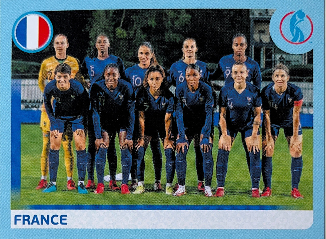 Panini Women's Euro 2022 - 027 - France Team Photo