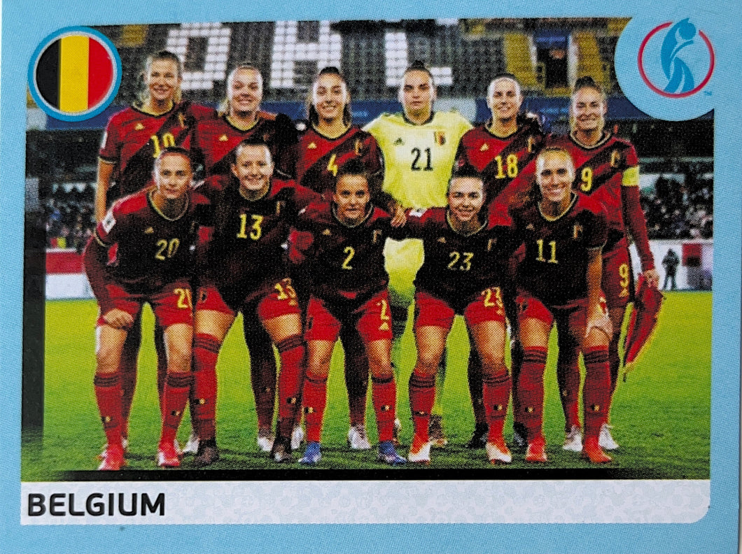 Panini Women's Euro 2022 - 029 - Belgium Team Photo