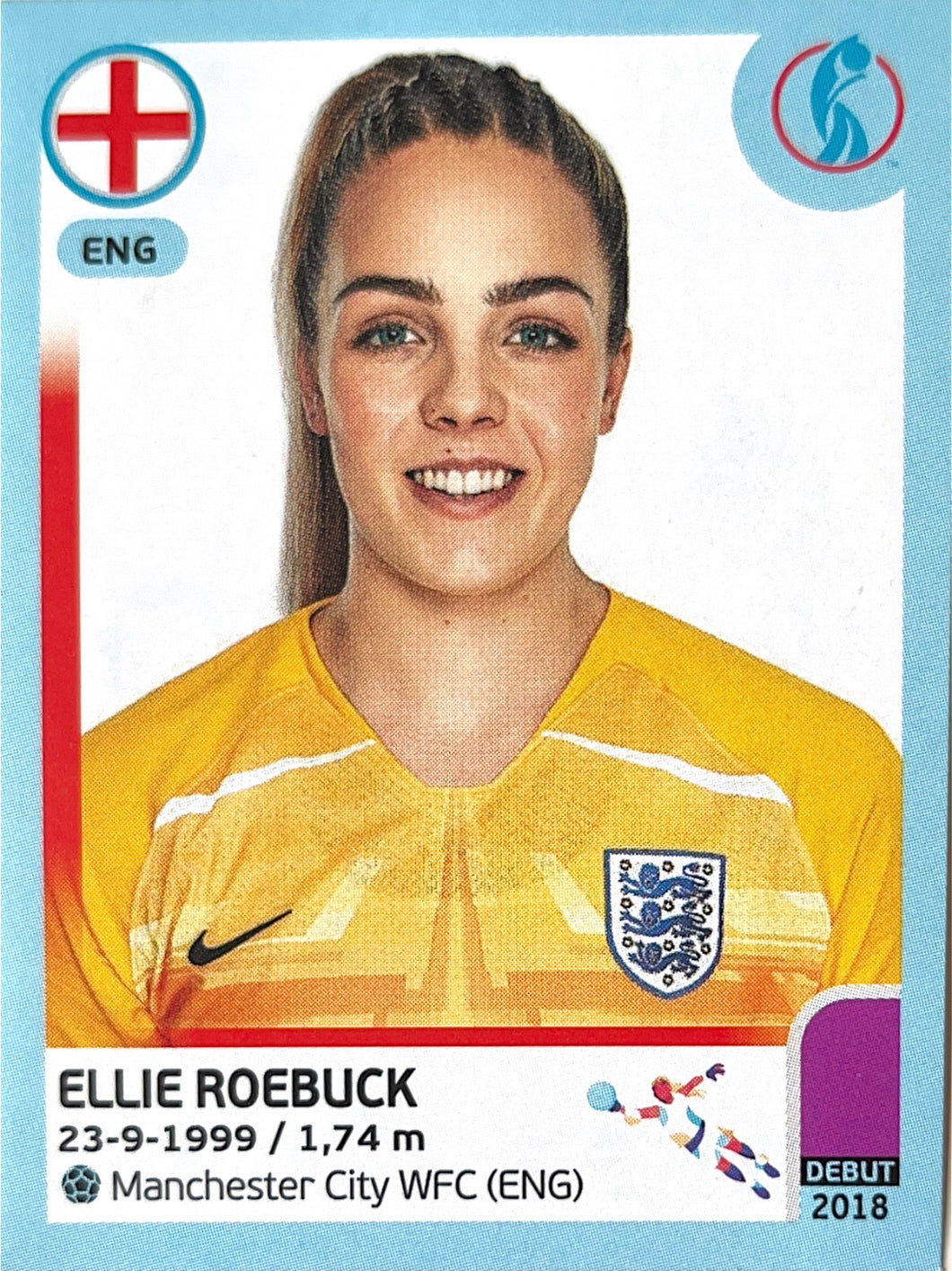 Panini Women's Euro 2022 - 033 - Ellie Roebuck