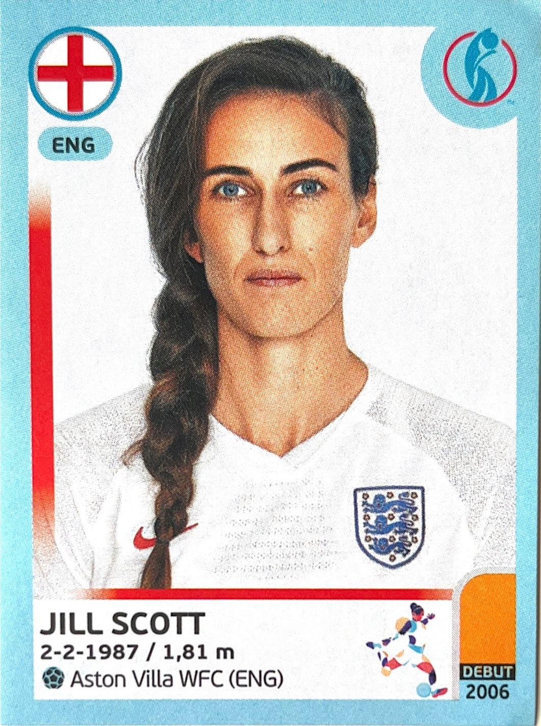 Panini Women's Euro 2022 - 044 - Jill Scott