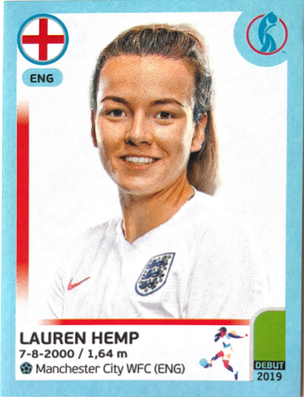 Panini Women's Euro 2022 - 050 - Lauren Hemp
