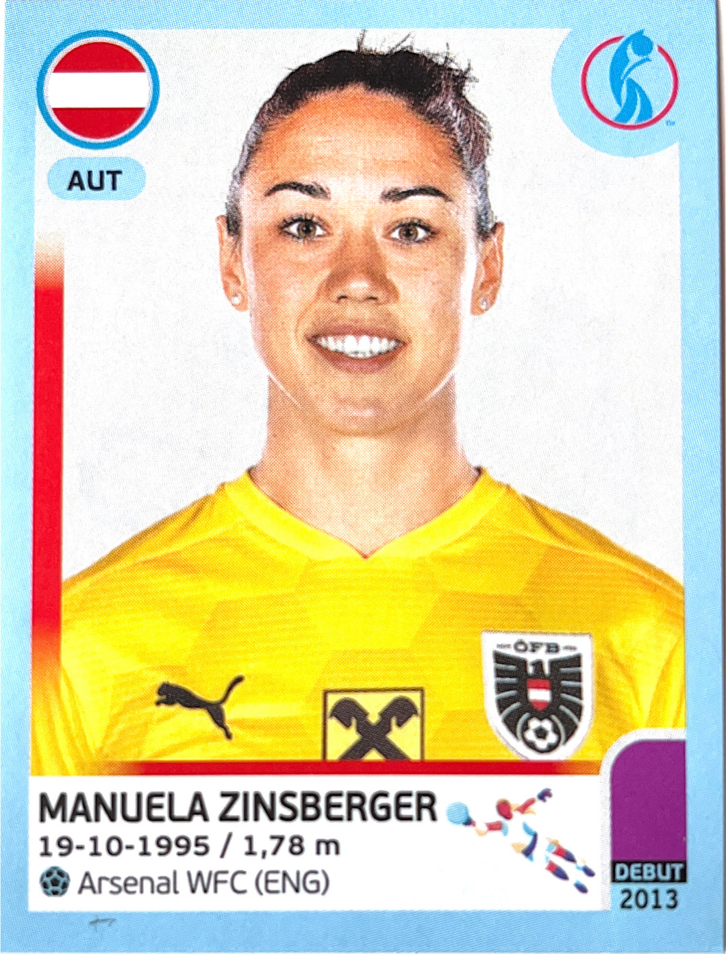 Panini Women's Euro 2022 - 053 - Manuela Zinsberger