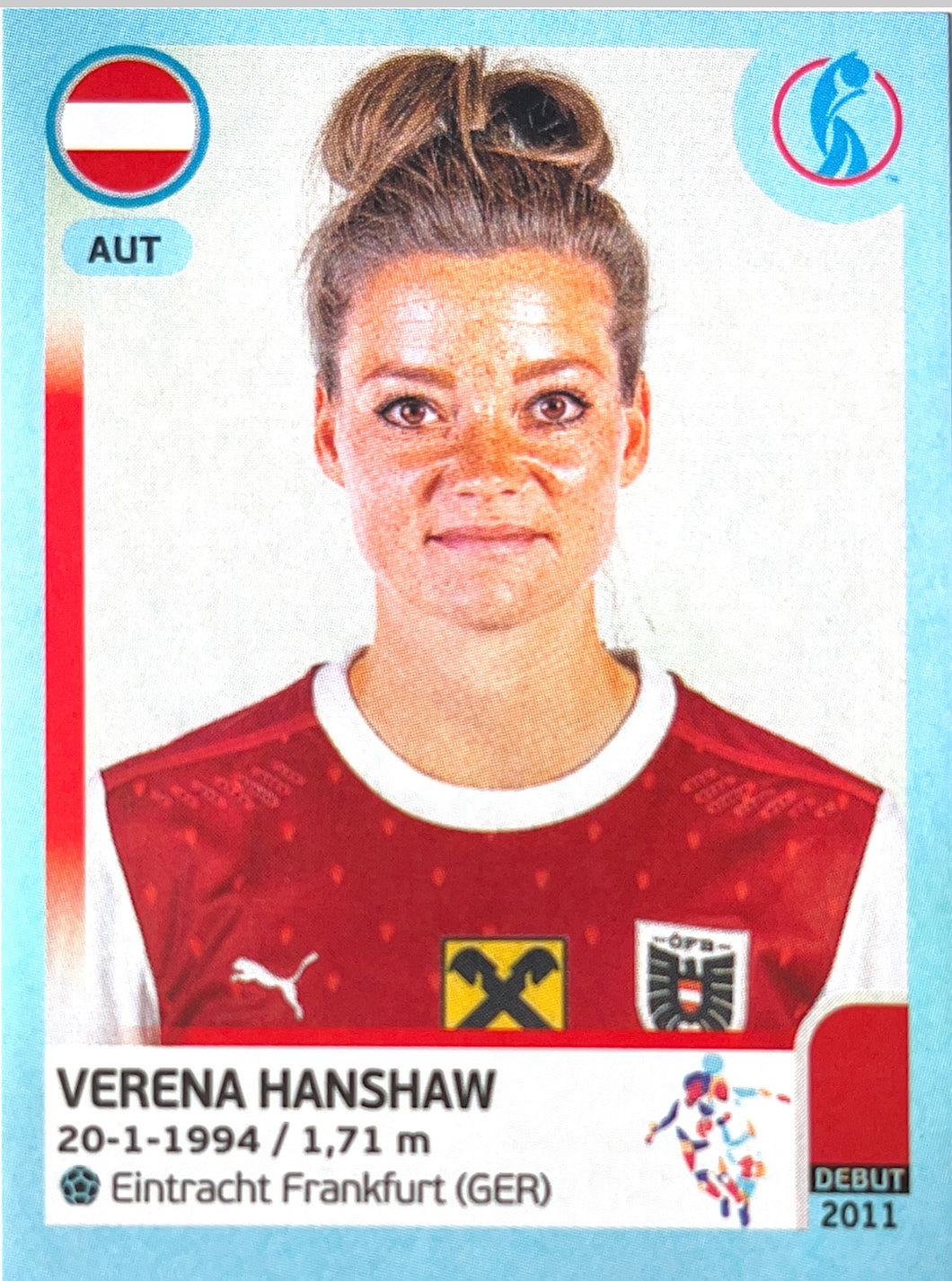Panini Women's Euro 2022 - 058 - Verena Hanshaw