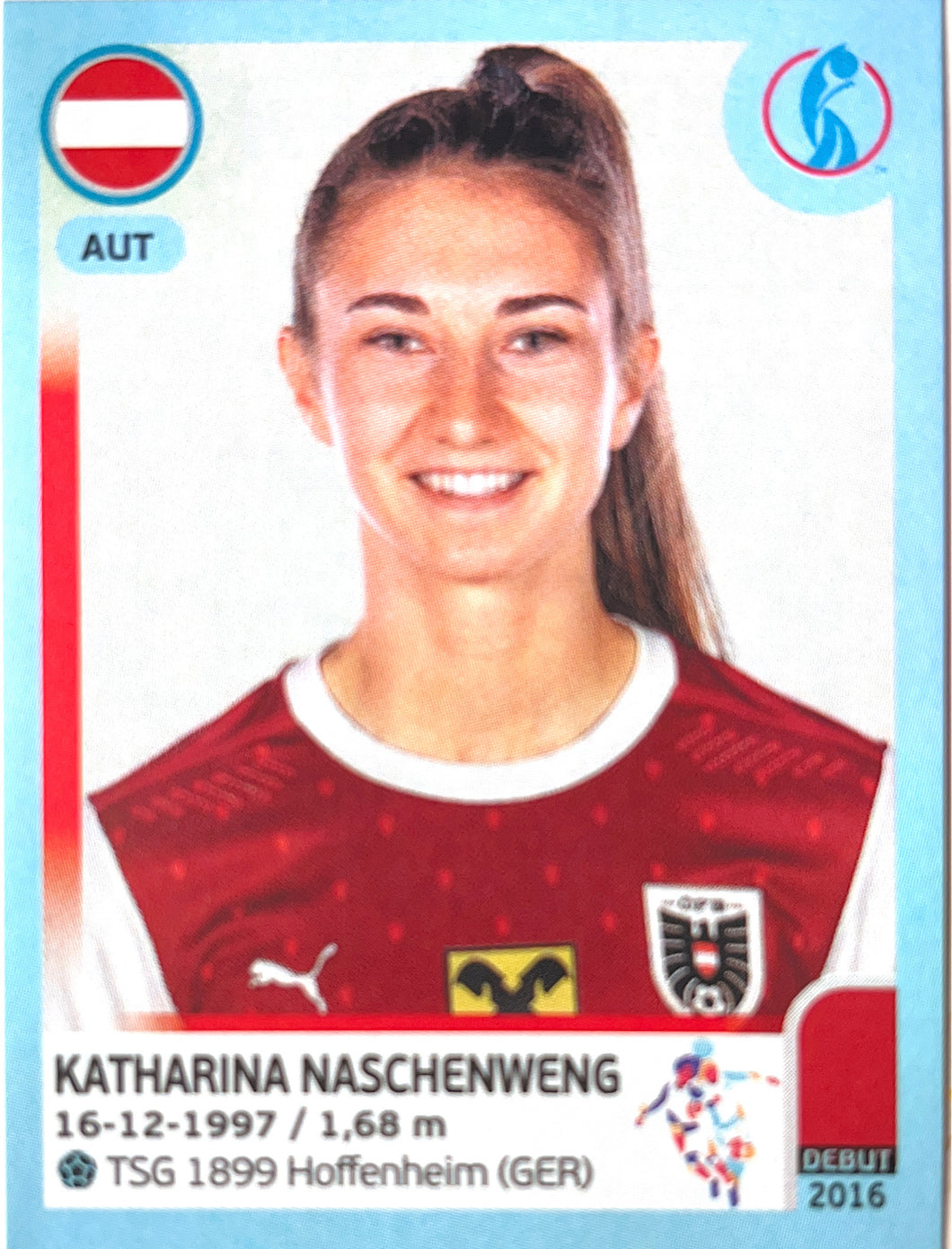 Panini Women's Euro 2022 - 060 - Katharina Naschenweng