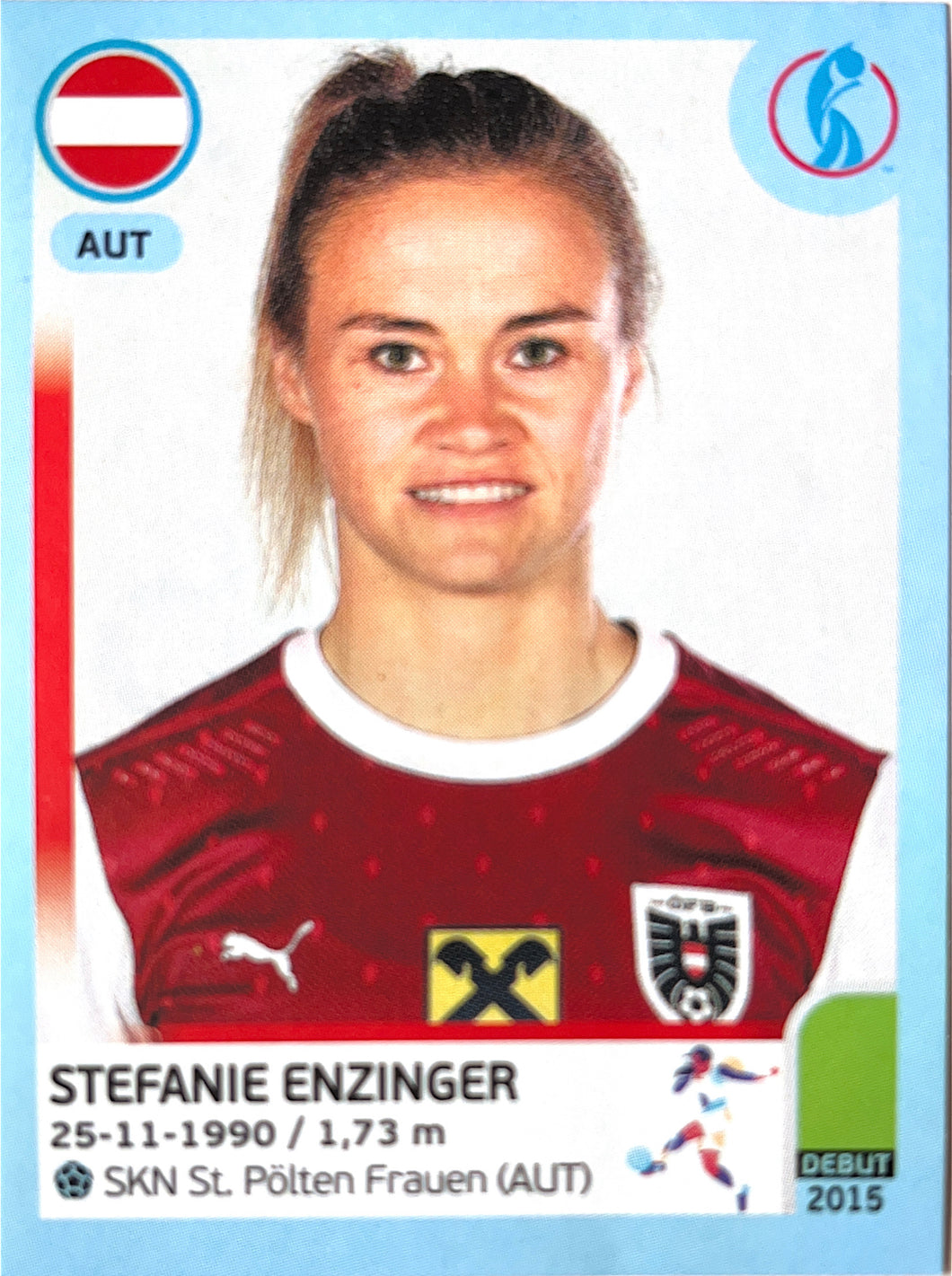 Panini Women's Euro 2022 - 071 - Stefanie Enzinger