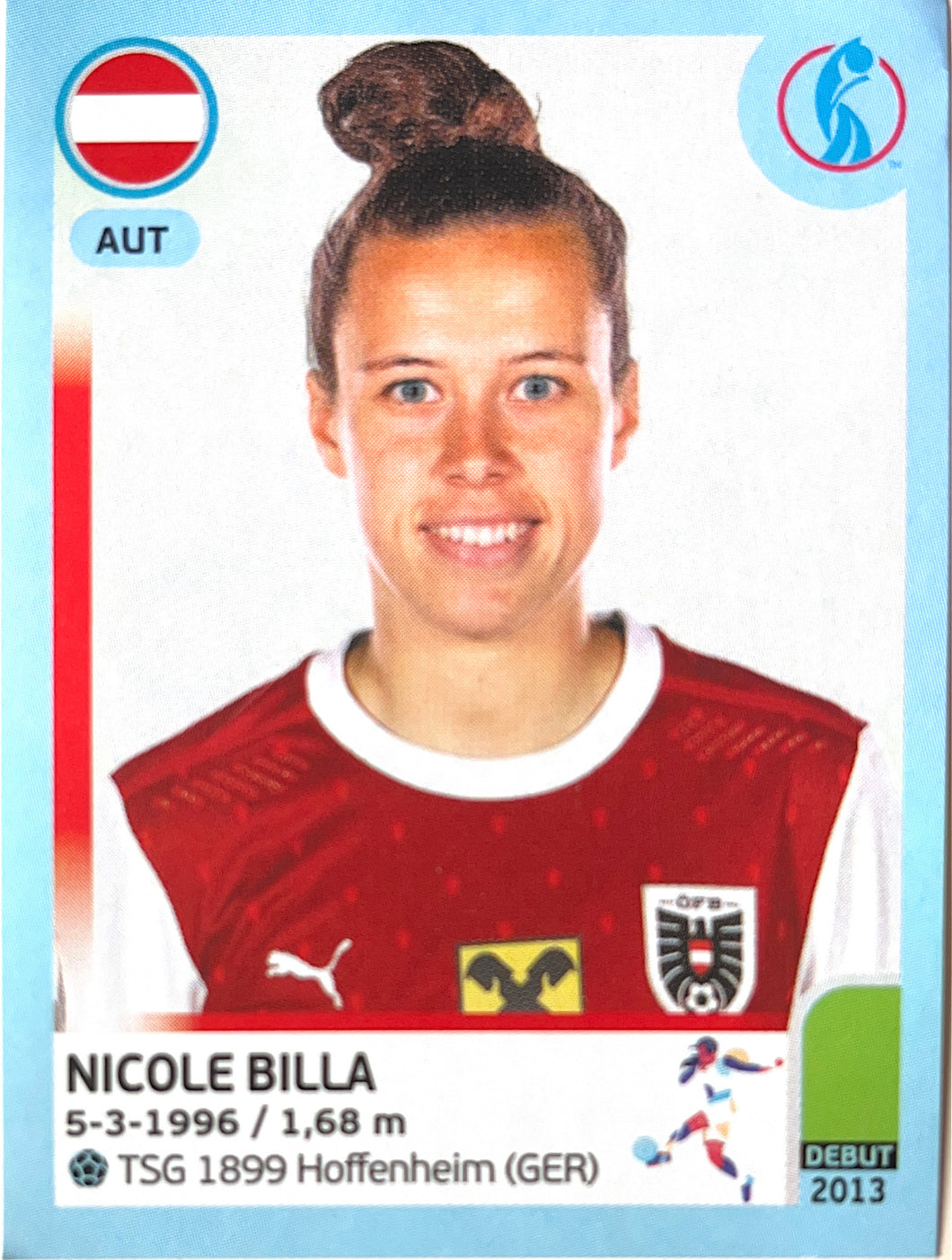 Panini Women's Euro 2022 - 072 - Nicole Billa