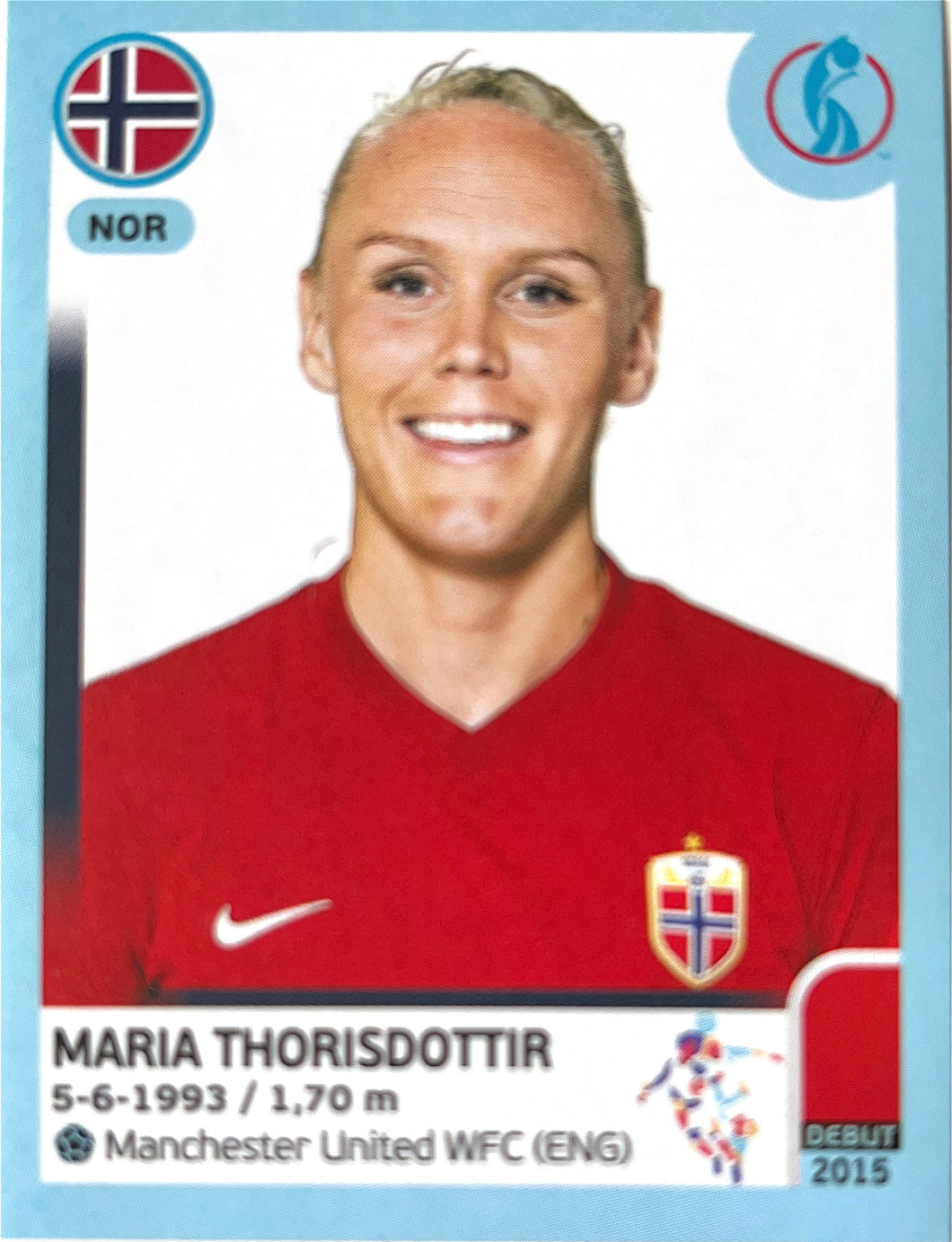 Panini Women's Euro 2022 - 076 - Maria Thorisdottir