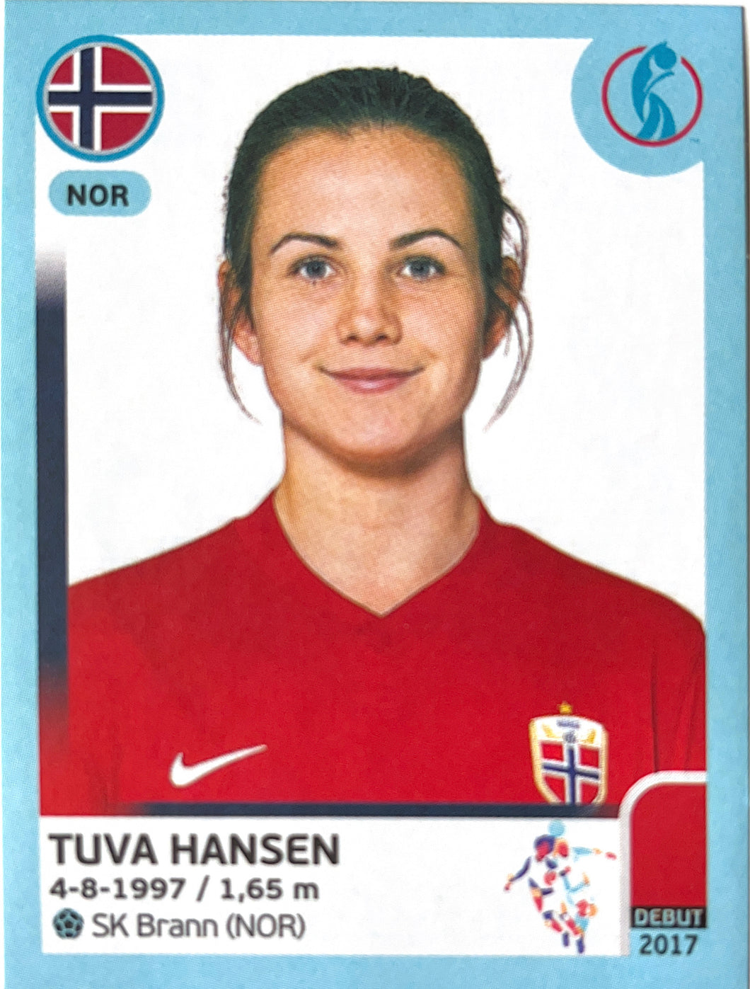 Panini Women's Euro 2022 - 080 - Tuva Hansen