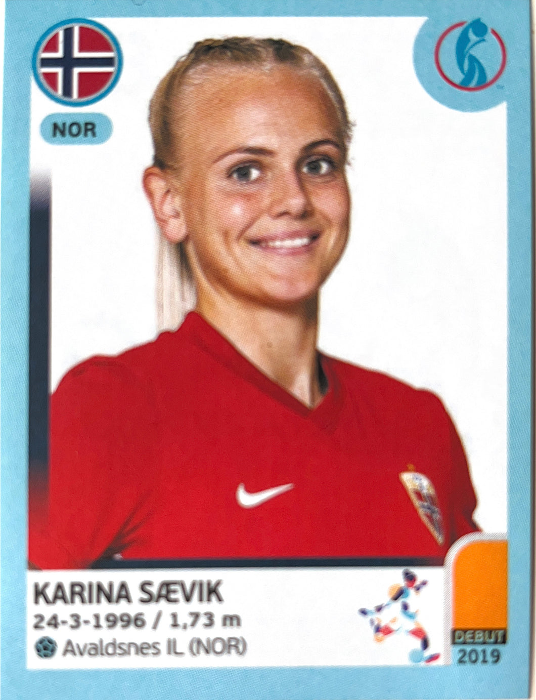 Panini Women's Euro 2022 - 082 - Karina Saevik