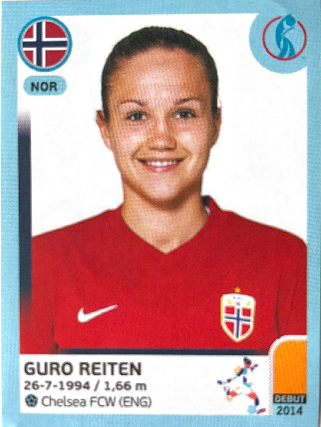 Panini Women's Euro 2022 - 085 - Guro Reiten