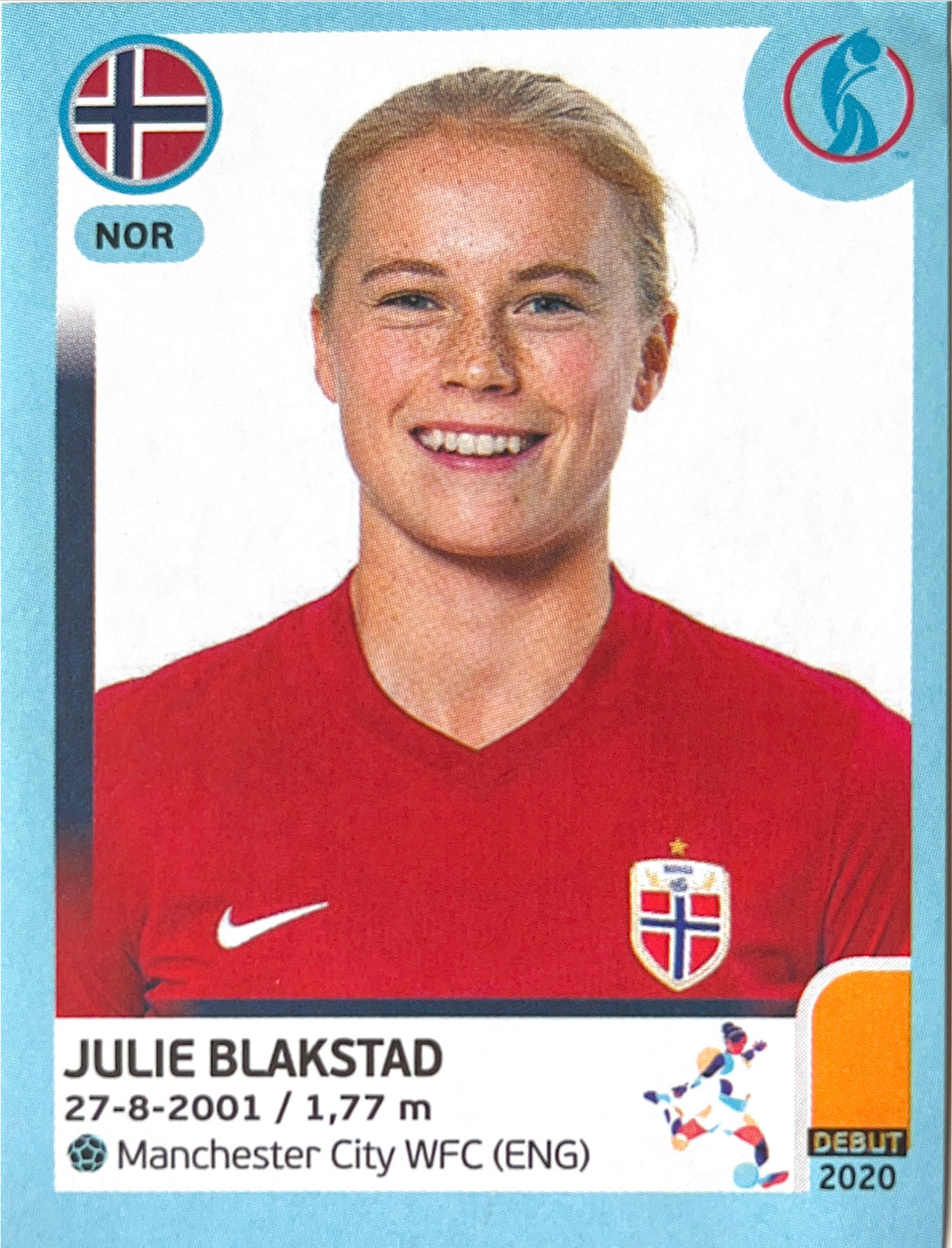 Panini Women's Euro 2022 - 087 - Julie Blakstad