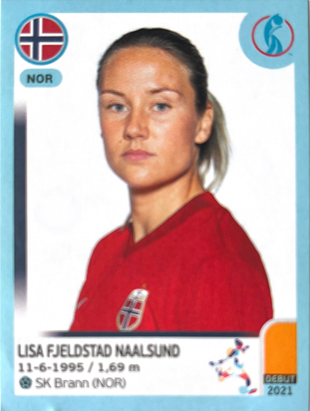 Panini Women's Euro 2022 - 089 - Lisa Fjeldstad Naalsund