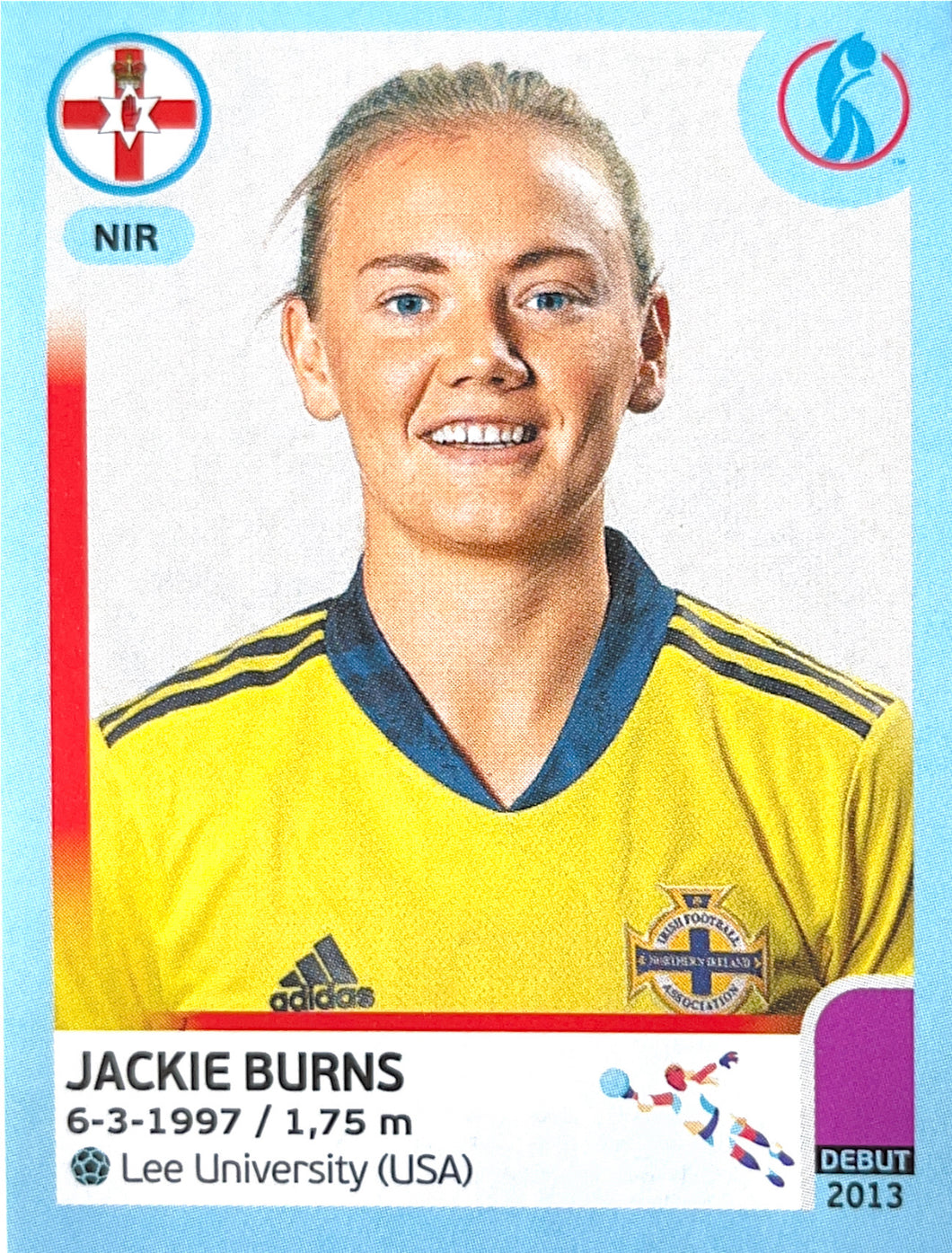 Panini Women's Euro 2022 - 095 - Jackie Burns