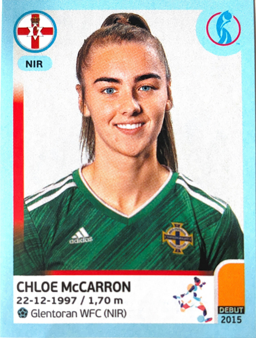 Panini Women's Euro 2022 - 106 - Chloe McCarron