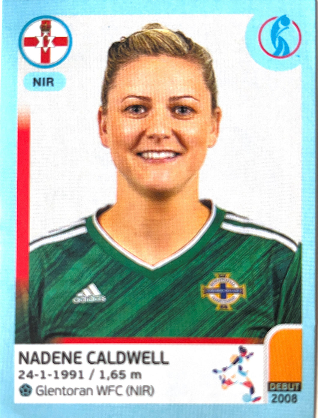 Panini Women's Euro 2022 - 109 - Nadene Caldwell