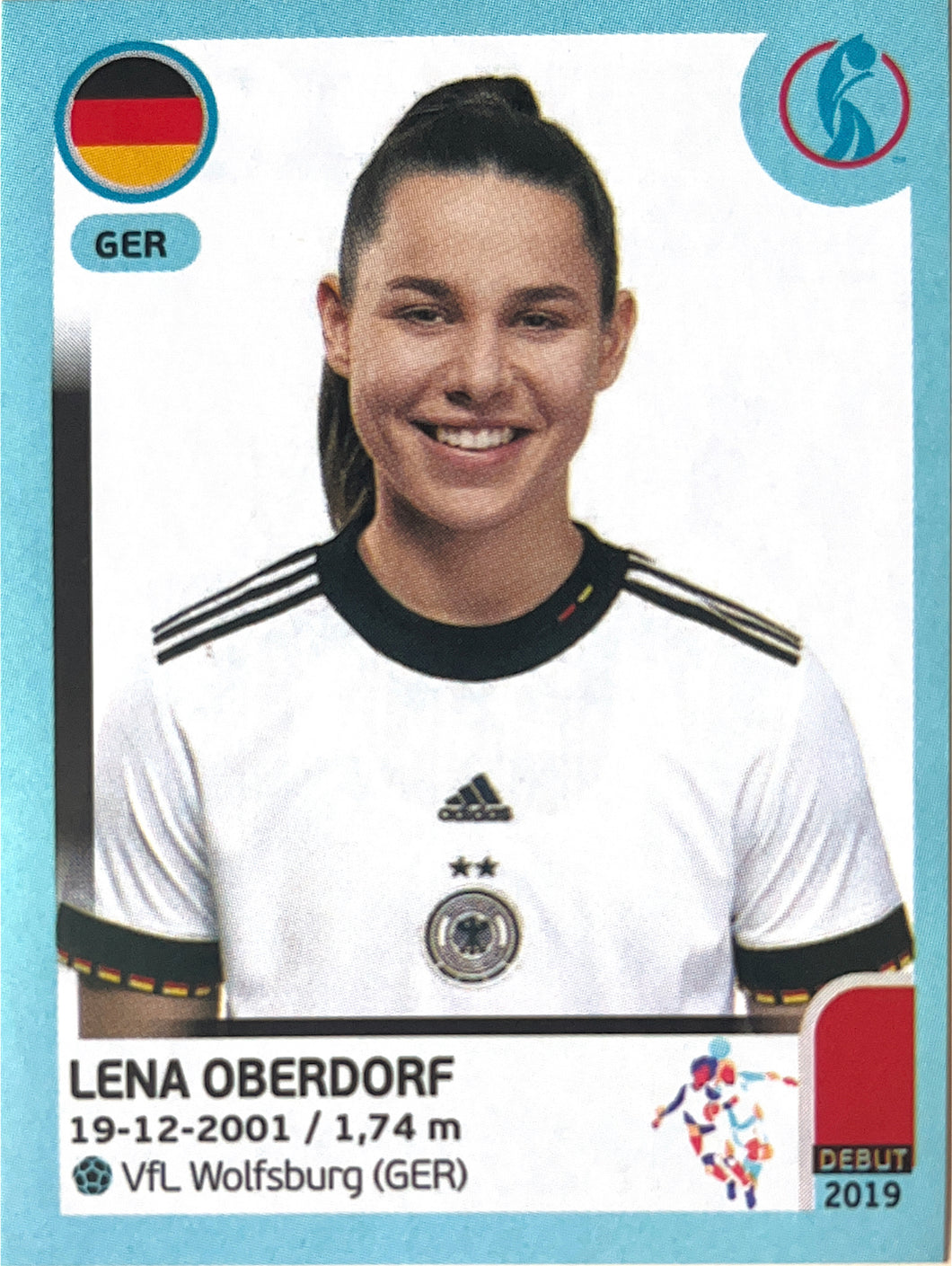 Panini Women's Euro 2022 - 122 - Lena Oberdorf