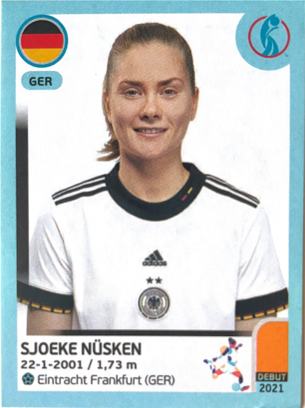 Panini Women's Euro 2022 - 123 - Sjoeke Nüsken