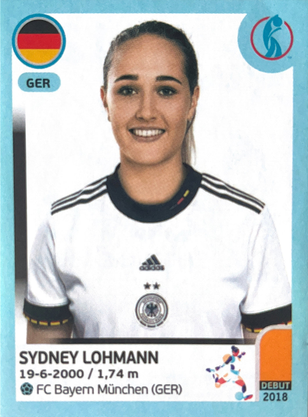 Panini Women's Euro 2022 - 124 - Sydney Lohmann