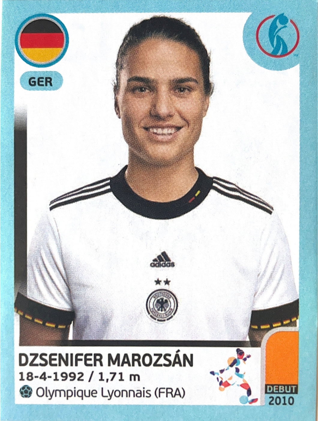 Panini Women's Euro 2022 - 128 - Dzsenifer Marozsán
