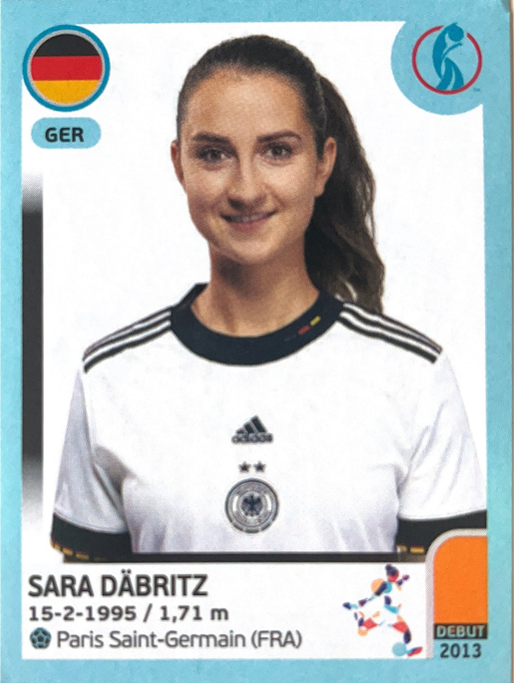 Panini Women's Euro 2022 - 129 - Sara Däbritz