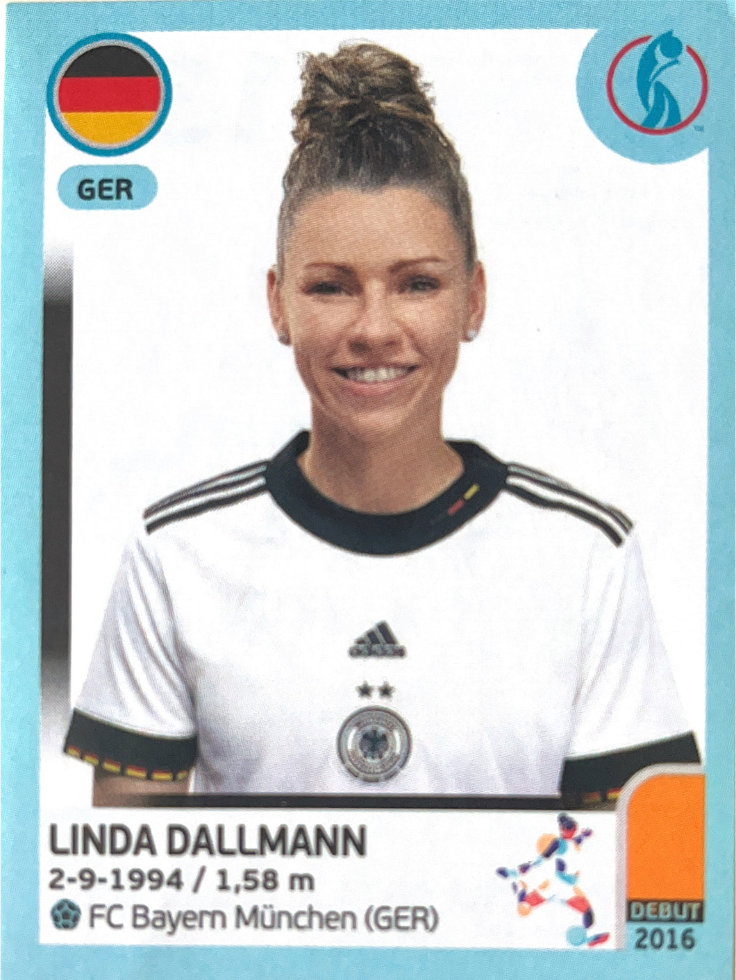 Panini Women's Euro 2022 - 130 - Linda Dallmann