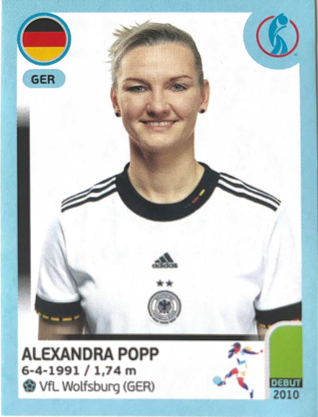 Panini Women's Euro 2022 - 134 - Alexandra Popp