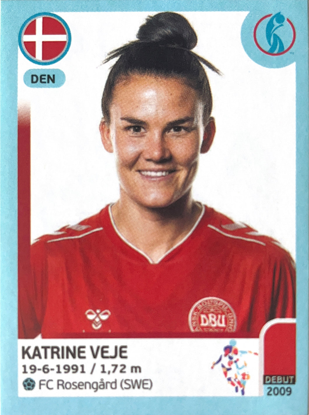 Panini Women's Euro 2022 - 141 - Katrine Veje