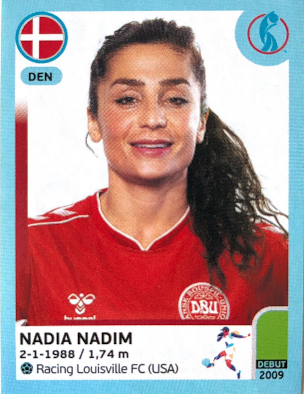 Panini Women's Euro 2022 - 154 - Nadia Nadim