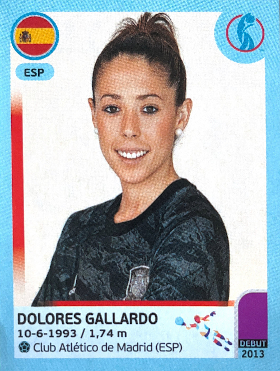 Panini Women's Euro 2022 - 159 - Dolores Gallardo